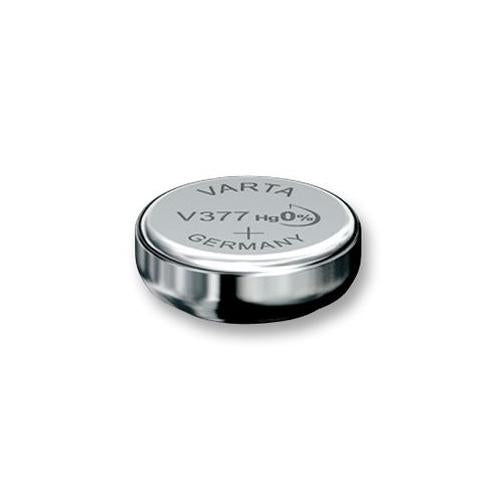 VARTA - 20377101501 - BATTERY, SILVER OXIDE BUTTON CELL, 1.55V, 24MAH, V377