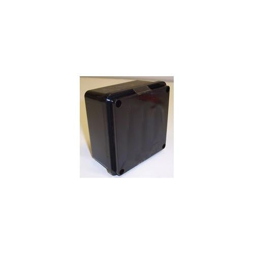 4X4X2 BLACK - IP56 COLOURED BOX BLACK  100 X 100 X 40MM