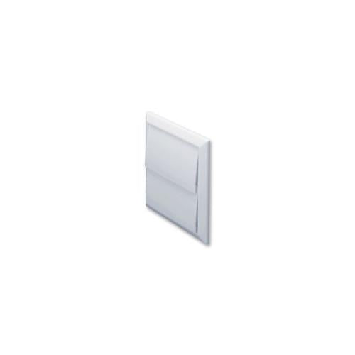 DOMUS - 44910W - GRAVITY FLAP OUTLET, 4" 100MM, WHITE