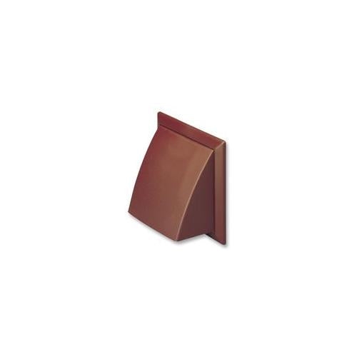 DOMUS - 44932B - COWLED OUTLET, 4" 100MM, BROWN