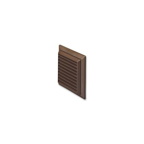 DOMUS - 44954B - LOUVRED GRILLE, 4" 100MM, BROWN