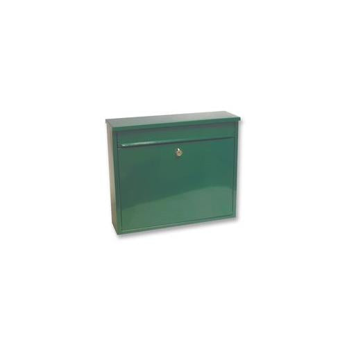 STERLING SECURITY PRODUCTS - MB02G - POST BOX RECTANGULAR - GREEN
