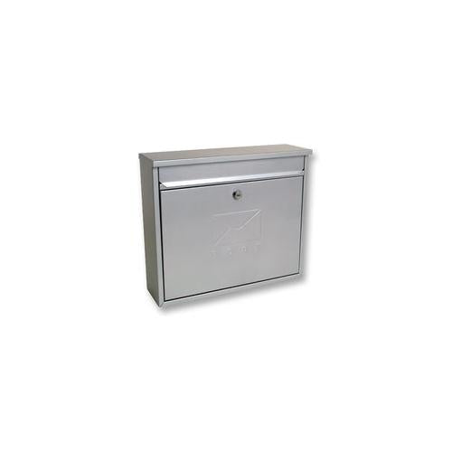 STERLING SECURITY PRODUCTS - MB02S - POST BOX RECTANGULAR - SILVER