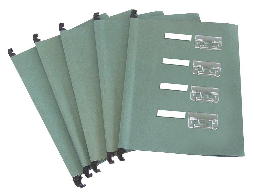 Cathedral - FS50 - Susp Files, Manilla Grn, Foolscap, 50 pack