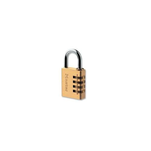 MASTER LOCK - 604EURD - BRASS RESETTABLE COMBINATION PADLOCKS, 40MM