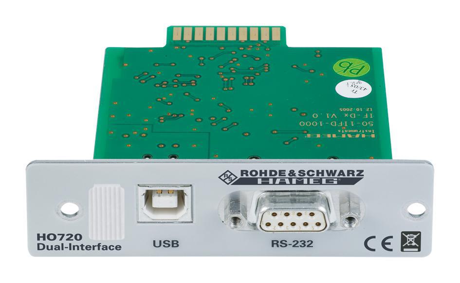 Hameg Usb/ Rs-232 Dual Interface Card For Hameg Hmo3000 Oscilloscopes