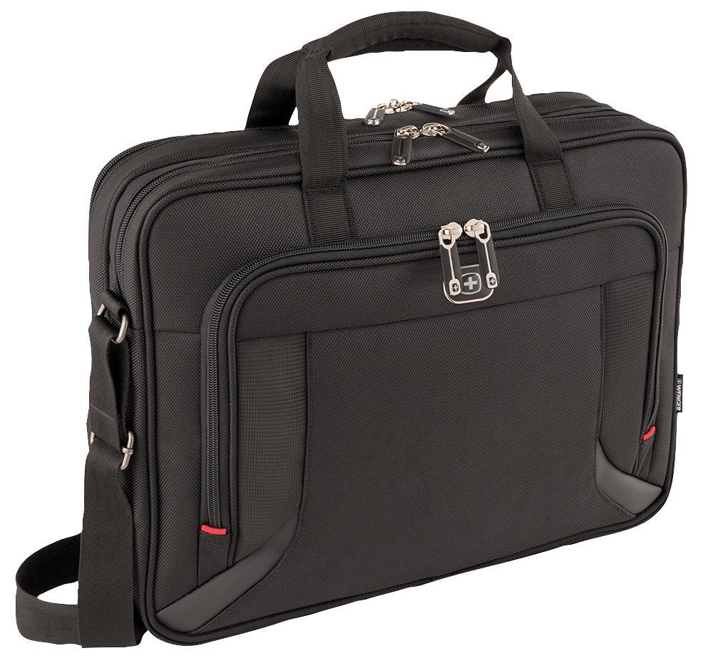 Wenger Swiss Gear Prospectus 16" Laptop Briefcase With Tablet Pocket Black
