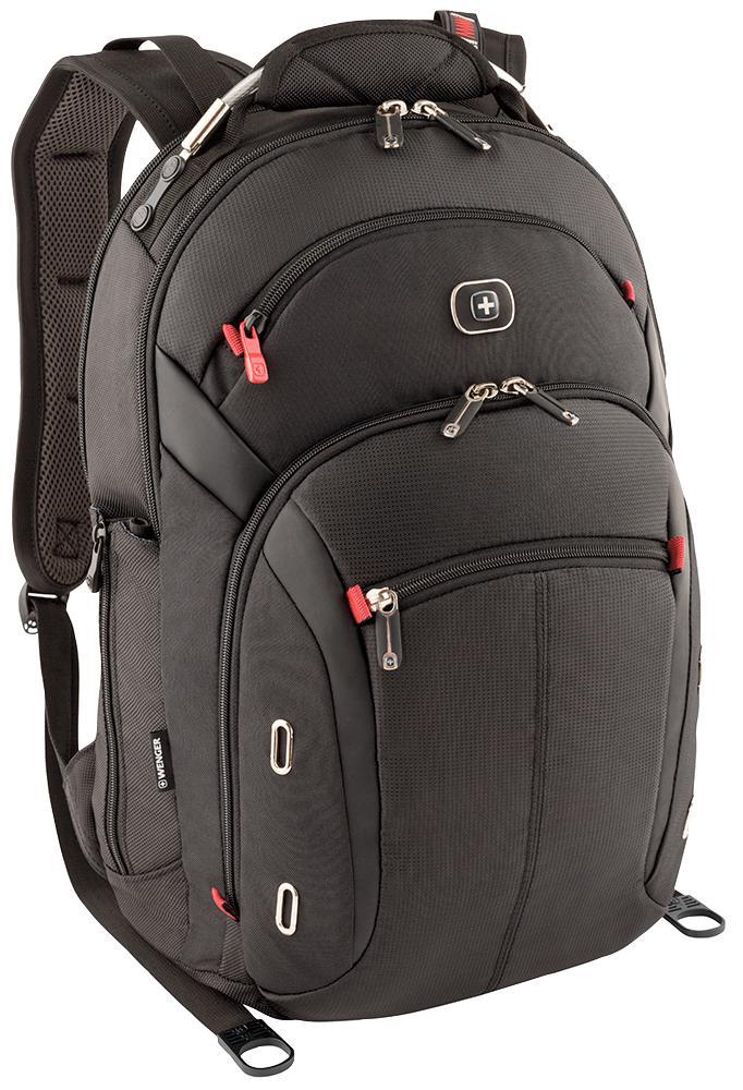 Wenger Swiss Gear Gigabyte 15" Macbook Pro Backpack With Ipad Pocket Black