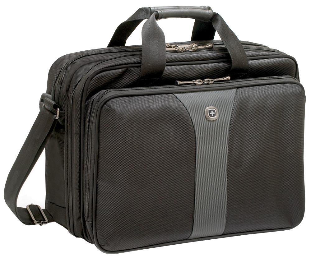 Wenger Swiss Gear - 600648 - Legacy 16" Laptop Case, Black - Double Compartment