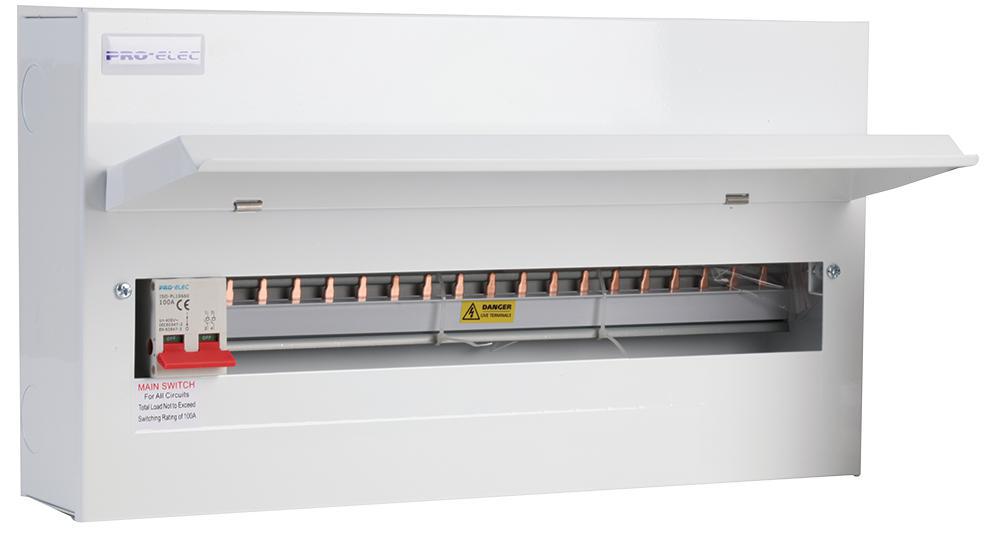 Pro Elec - PM21 - Consumer Unit Metal 21 Way