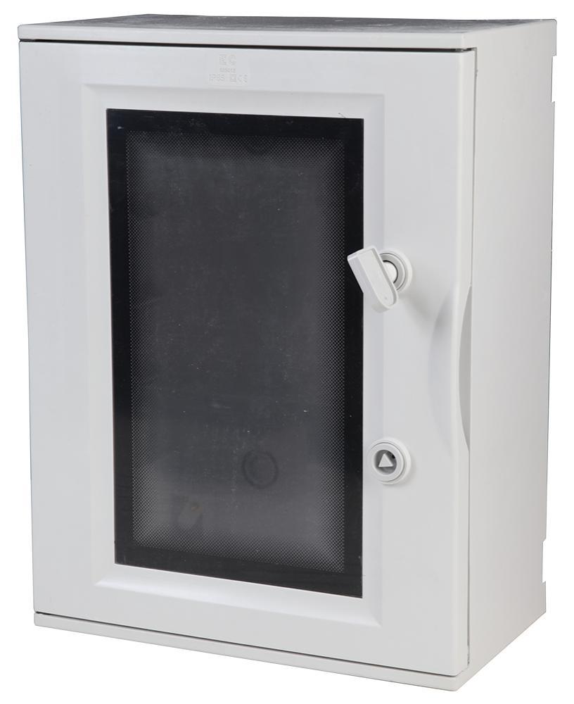 Elettrocanali Ip65 Polyester/ Grp EnclosureGrey Transparent Window 325x430x185mm