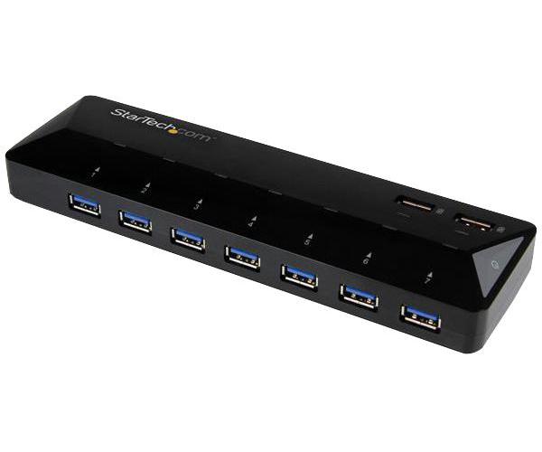 Startech 7 Port Usb 3.0 Hub With 2x 2.4a Fast Charging Ports Bus Powered