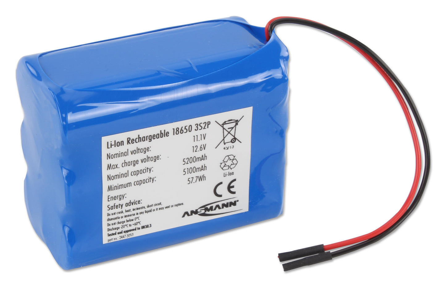 Ansmann - 2447-3050 - 11.1v 5.2ah Lithium-ion Battery Pack
