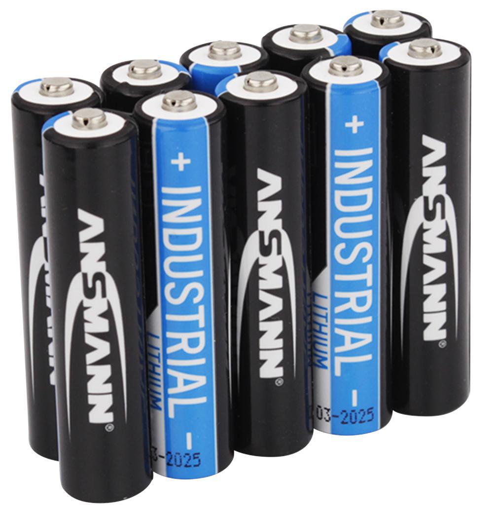Ansmann - 1501-0010 - Battery, Industrial Lithium Aaa 10pk