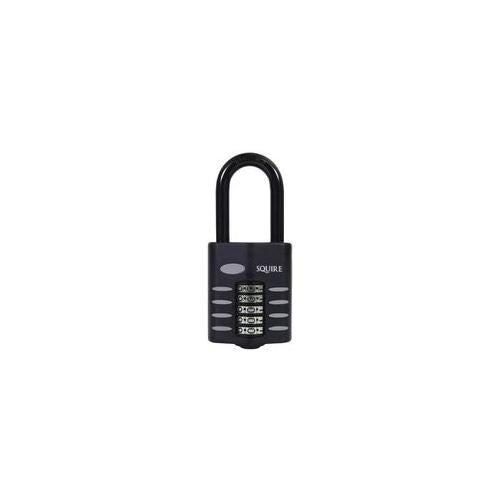 SQUIRE - CP60/2.5 - PADLOCK LONG SHACKLE RECODABLE COMBI 60MM