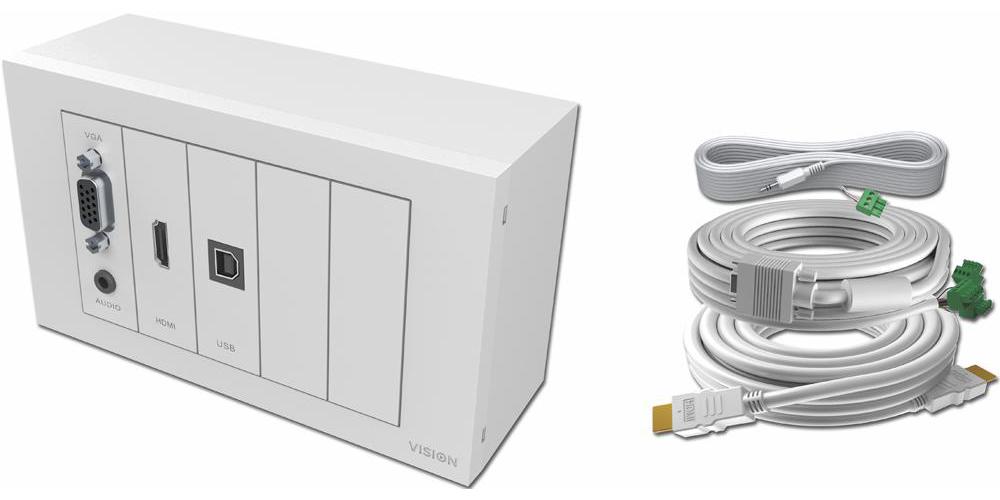 Vision Av Techconnect³ Modular System Module Pack & 15m Cable Package
