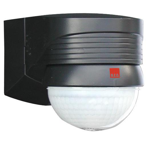 B.e.g. - 91028 - 16m External Pir Detector, Black, 2000w, 280° Beam Angle, Ip44
