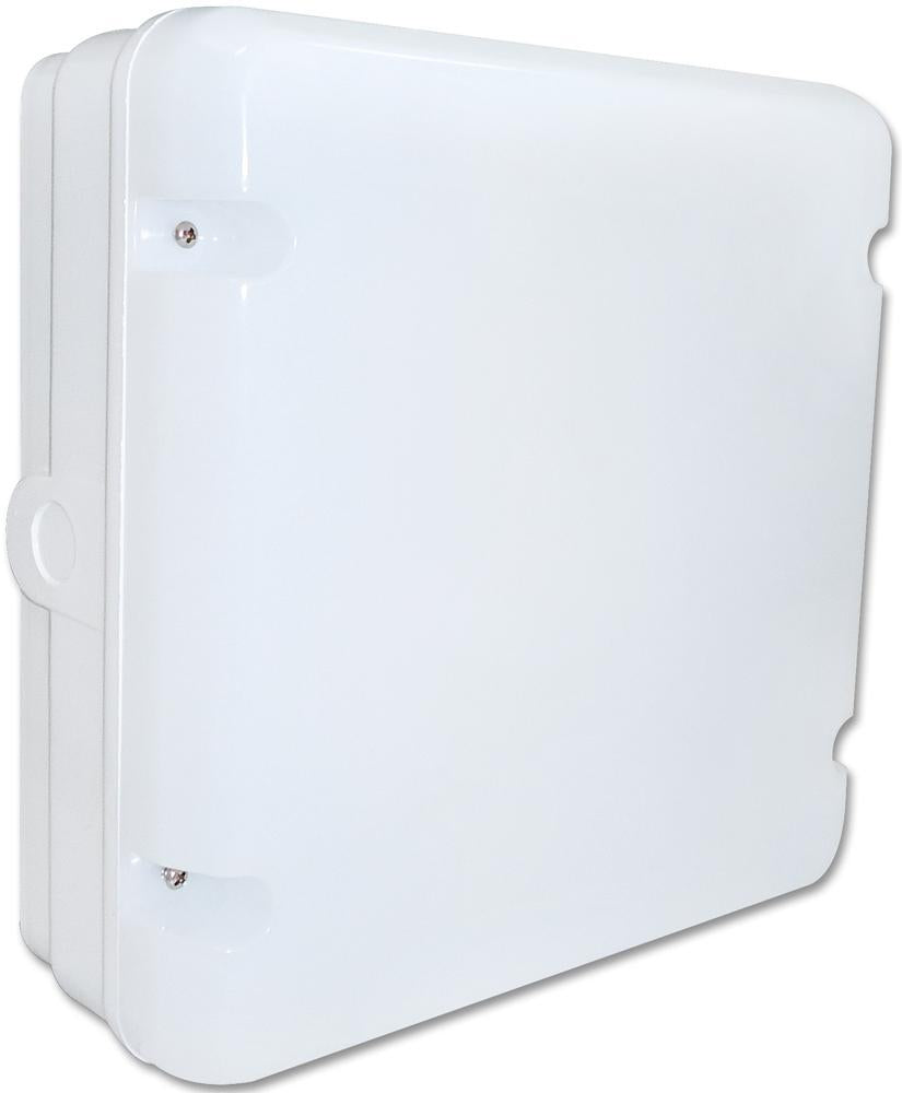 Eterna - OPALSQMW - 18.5w Led Light With Microwave Sensor, Opal Diffuser, Square