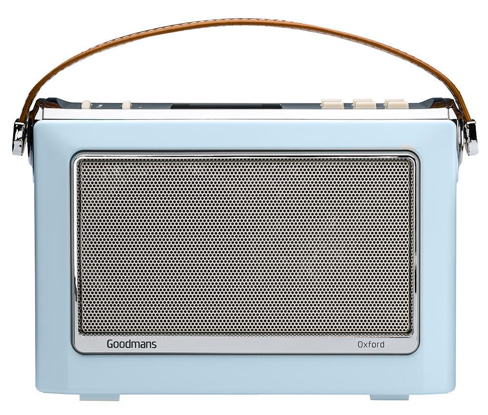 Goodmans - OXFORDBLU - Vintage Style Digital Radio, Blue