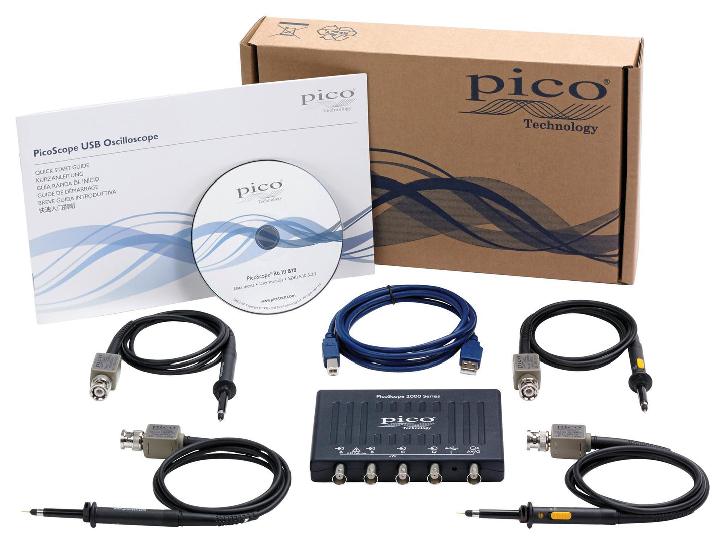 Pico Technology - PICOSCOPE 2408B - Oscilloscope, 4 Channels, 100 Mhz