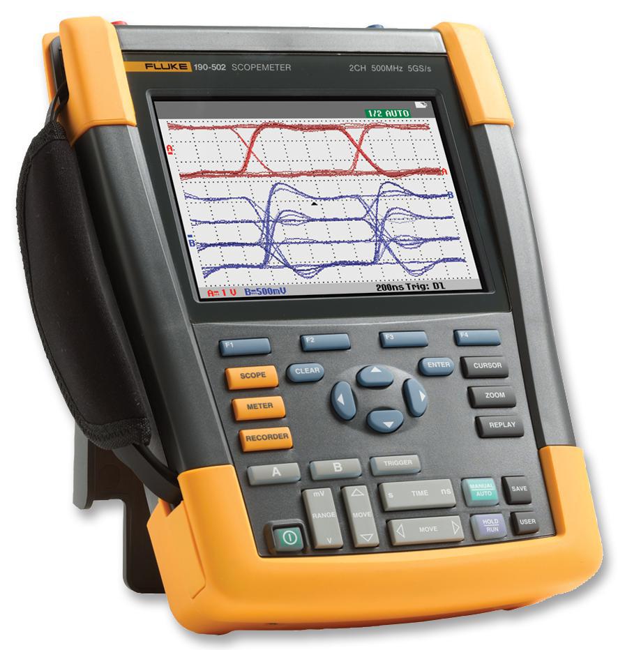 Fluke - FLUKE-190-502/UK - Scopemeter, 2ch, 500mhz, Color, Uk