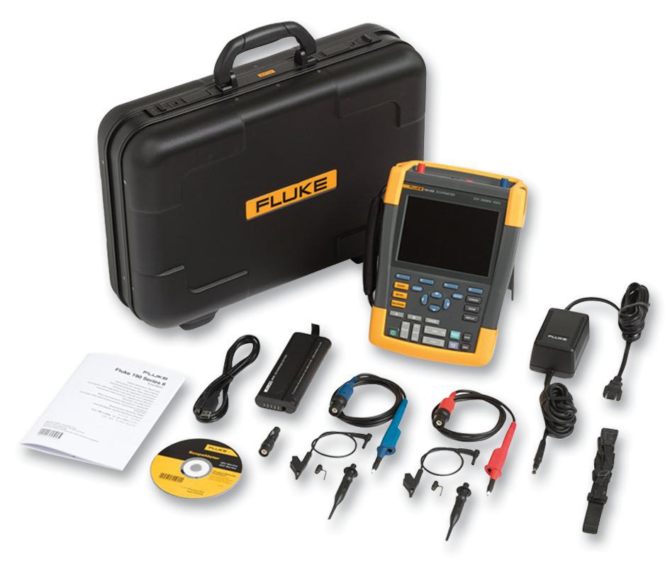 Fluke - FLUKE-190-504/UK/S - Kit, Scopemeter, 4ch, 500mhz, 5gsps, Uk