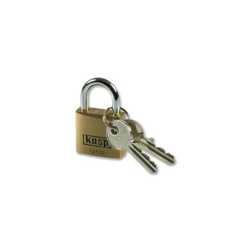 KASP SECURITY - K12530A1 - PADLOCK BRASS PREM 30MM KEYED ALIKE