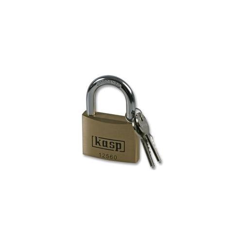 KASP SECURITY - K12560 - PADLOCK BRASS PREM 60MM