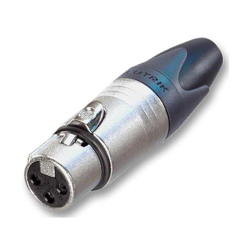 Neutrik - NC3FXX-D - Xlr Socket, Nickel, 3p, 100pk