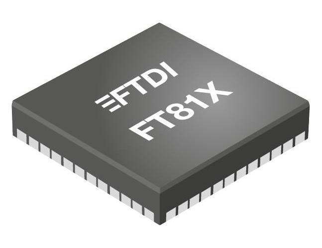 Ftdi - FT810Q-T - Embedded Video Engine, 18bit, Vqfn-48
