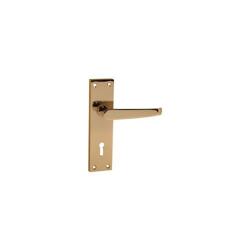 VIBE - 6504 - VICTORIAN STRAIGHT LEVERLOCK CHROME DOOR HANDLE