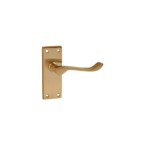 VIBE - 6512 - VICTORIAN SCROLL LEVERLATCH SATIN DOOR HANDLE