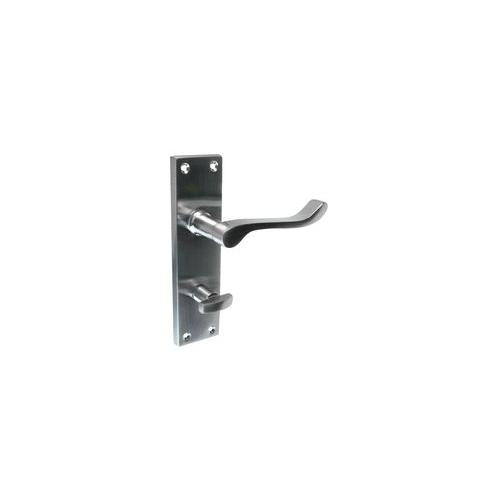 VIBE - 6518 - VICTORIAN SCROLL BATHROOM SATIN DOOR HANDLE