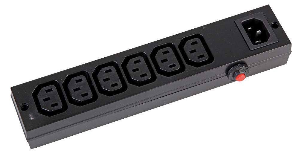 Pro Elec - HP61314 - Extension Block Iec 6-gang W/overload Sw ...