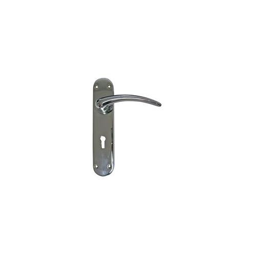 VIBE - 6574 - MILAN LEVER LOCK CHROME DOOR HANDLE