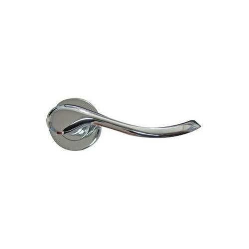 VIBE - 6606 - VERSAILLES LEVER ON ROSE CHROME DOOR HANDLE