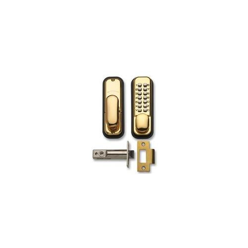 BRITON - 9155PB - DIGITAL LOCK C/W HO, POLISHED BRASS FINISH