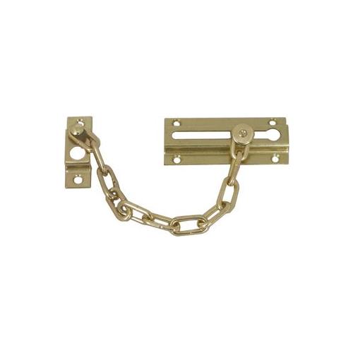 STERLING SECURITY PRODUCTS - DCB100 - DOOR CHAIN - BRASS PLATED