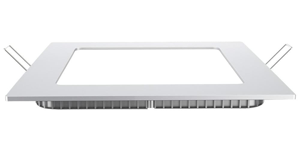 4868 - 12w Led Panel Downlight Square 6400k