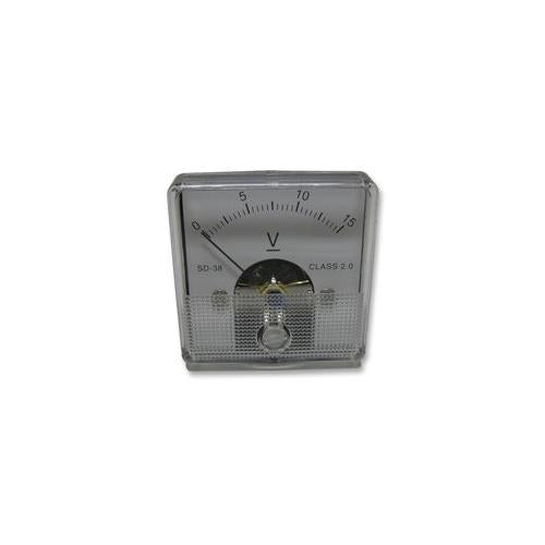 MULTICOMP - SD-38/0-15V - METER, MOVING COIL, 15V