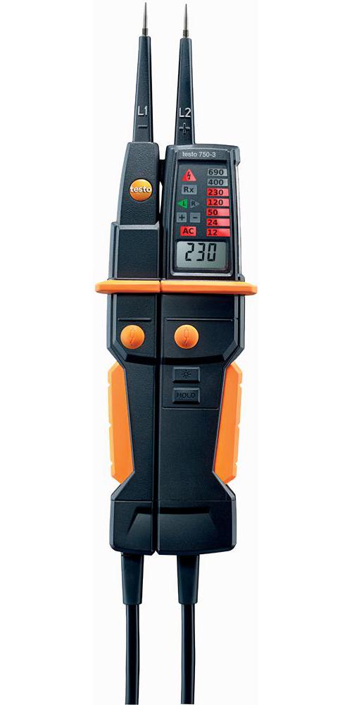 Testo - 750-3 - Voltage Tester + Current, Lcd