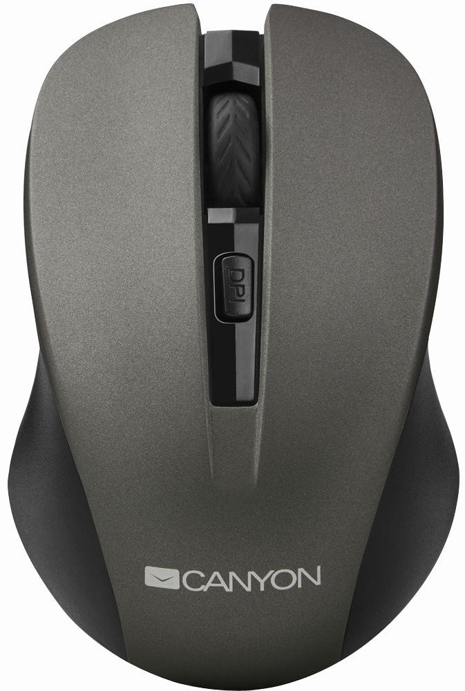 Canyon - CNE-CMSW1G - Wireless Optical Mouse, Graphite