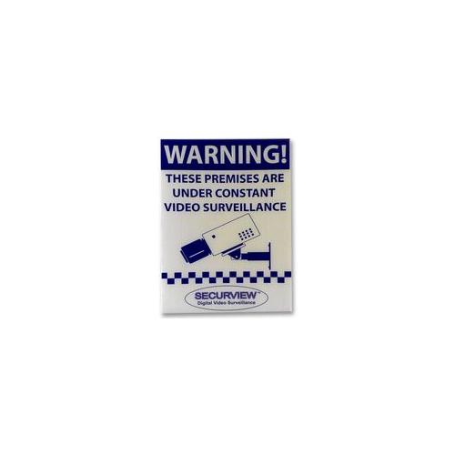 WATCHGUARD - VSA24 - WARNING SIGN, CCTV A4