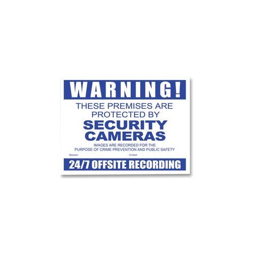 WATCHGUARD - VSCDCC-B - WARNING SIGN CCTV BLUE