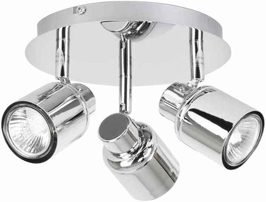 16951 - Benton 3 Way Round Plate Spot Chrome
