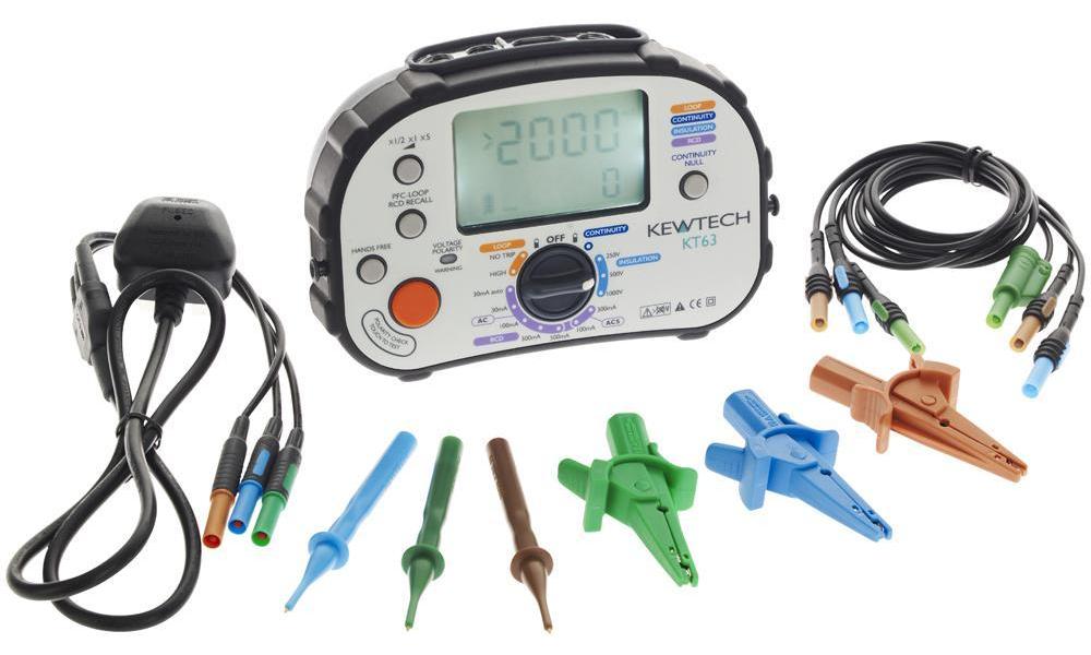 Kewtech - KT63 - Multi-function Electrical Tester – Rapidwarehouse