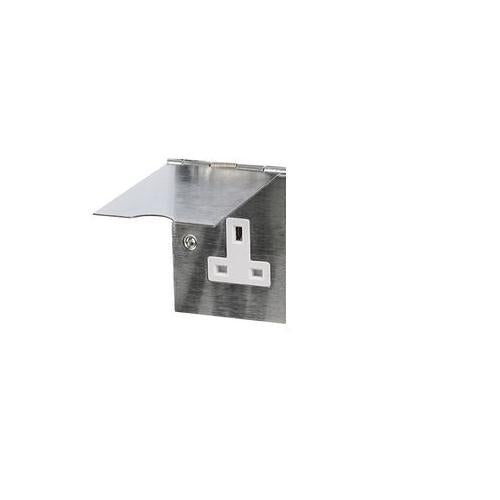 PRO ELEC - 9143FSS - FLOOR SOCKET 1 GANG STAINLESS STEEL