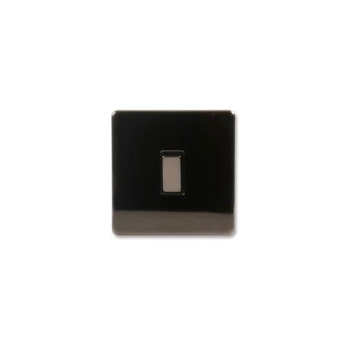 PRO ELEC - BN1801 - LIGHT SWITCH 1 GANG 2 WAY 10A BLACK NICKEL