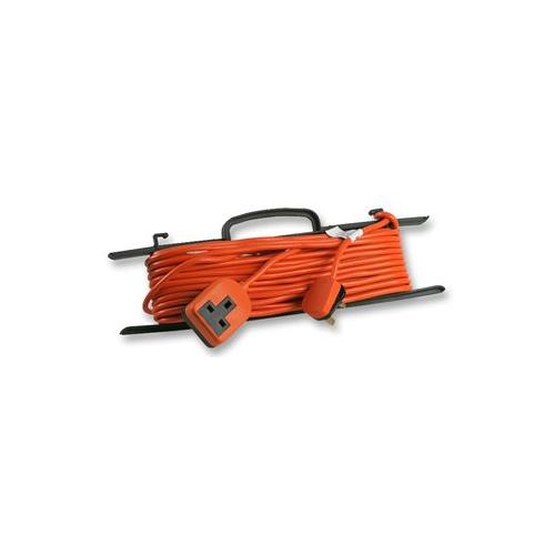 PRO ELEC - H0138-15M SOCKET RUBBER 1 GANG 15M H FRAME HEAVY DUTY EXTENSION LEAD
