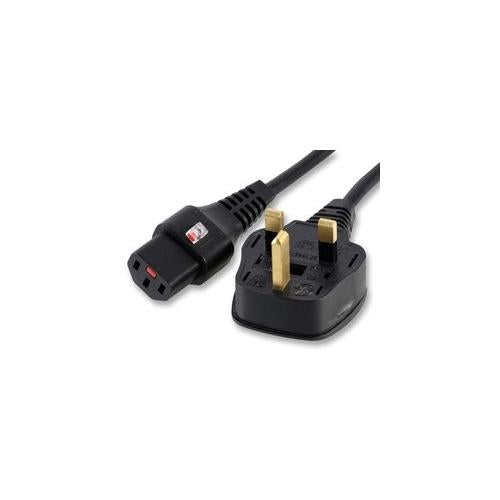 IEC LOCKABLE MAINS POWER LEAD 2 METRES , PRO ELEC , PC720